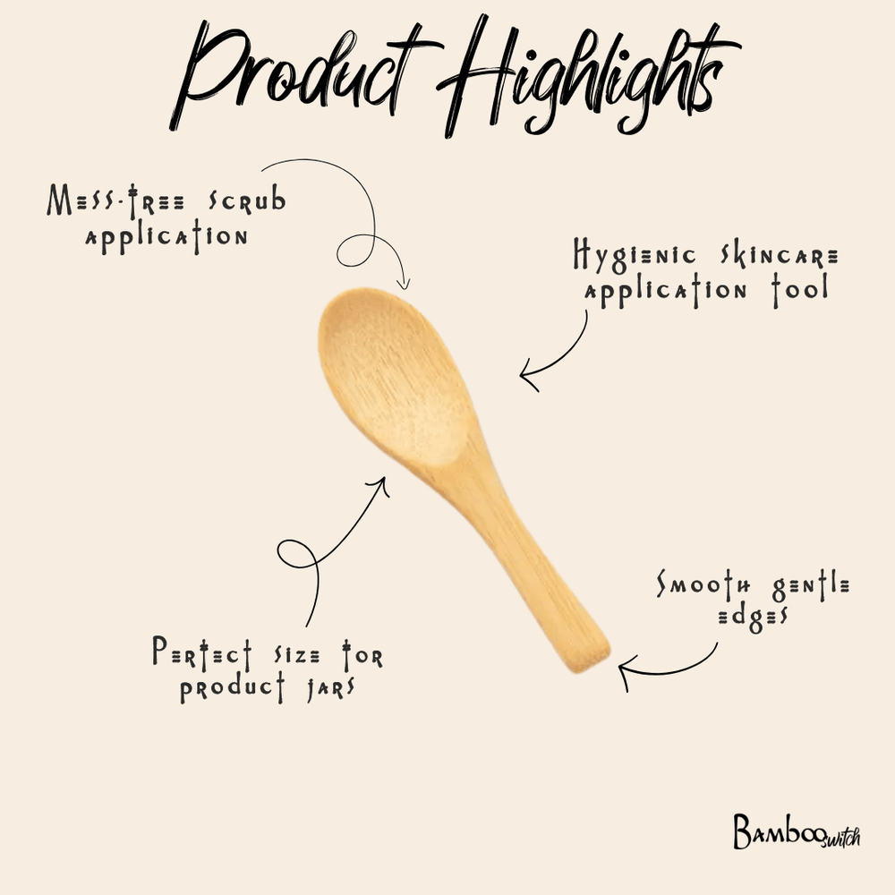 Bamboo Mini Spoon | Rounded Mini Paddle