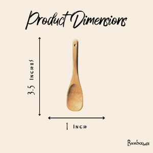 Bamboo Mini Spoon | Square