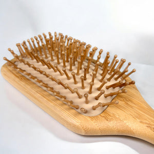 Bamboo Paddle Hair Brush | Comfort Handle