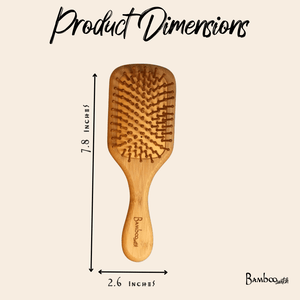 Bamboo Paddle Hair Brush | For Kids