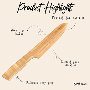 Bamboo Pastry Knife