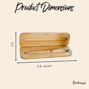Bamboo Pen in Case