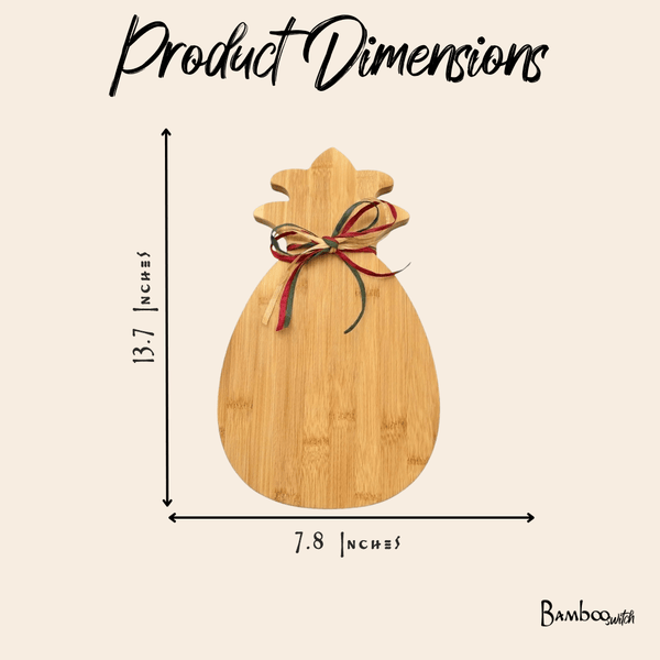 Bamboo Pineapple Cutting Board