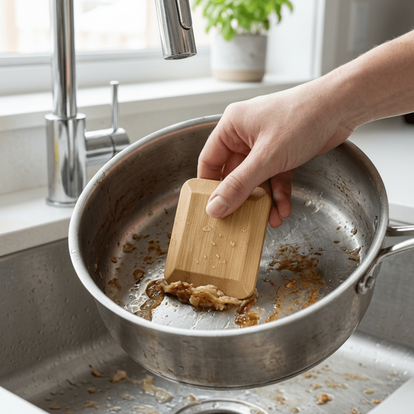 Bamboo Pot & Pan Scraper