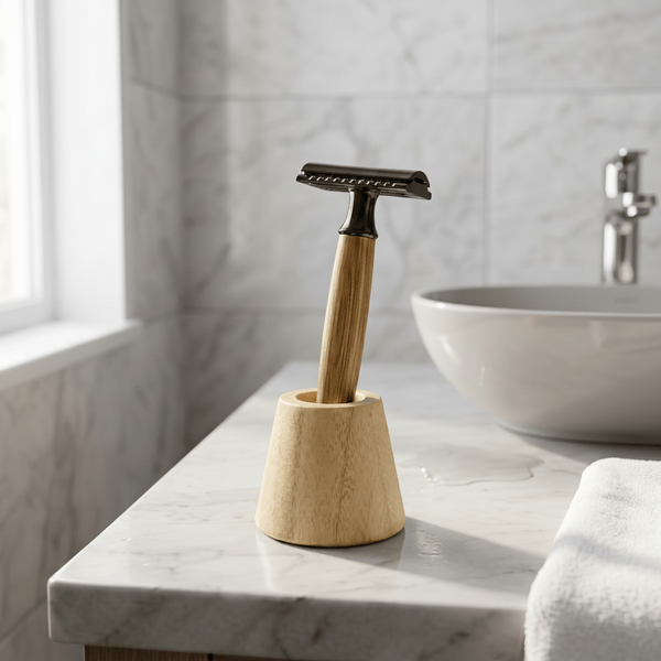 Bamboo Razor Holder