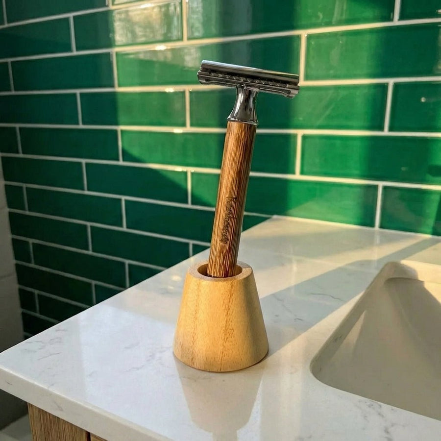 Bamboo Razor Holder