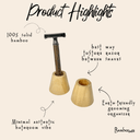 Bamboo Razor Holder