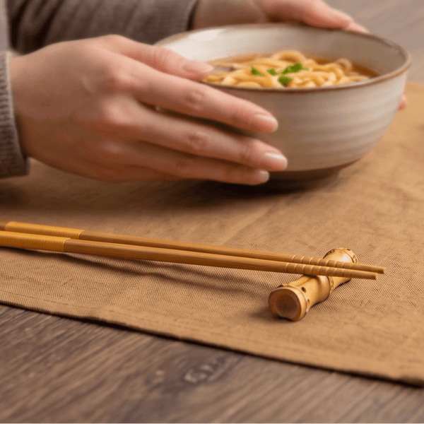 Handmade Bamboo Root Chopstick Rest