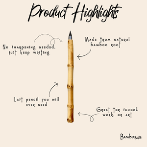 Bamboo Root Pencil | Never Ending