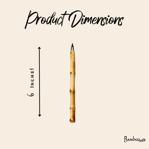 Bamboo Root Pencil | Never Ending