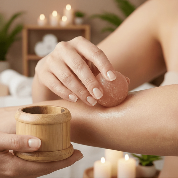 Bamboo Salt Massage Rollerball