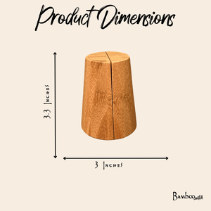 Bamboo Salt & Pepper Shaker