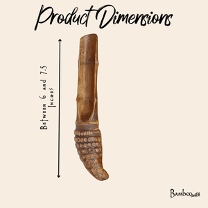 Bamboo Scoop | Cone Root Handle