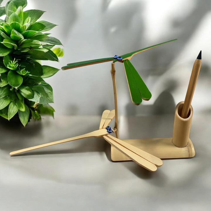 Bamboo Kids Toy | Self Balancing Dragonfly