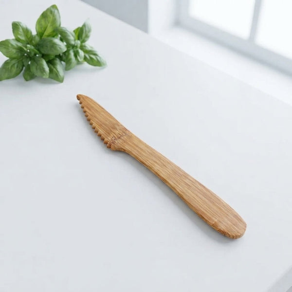 Bamboo Serrated Knife