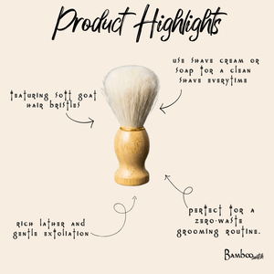 Bamboo Shave Brush