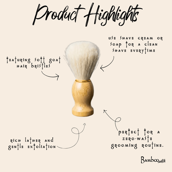 Bamboo Shave Brush