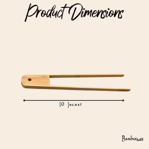Bamboo Sleek Tong 10"