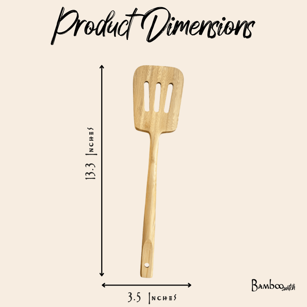 Bamboo Slotted Spatula