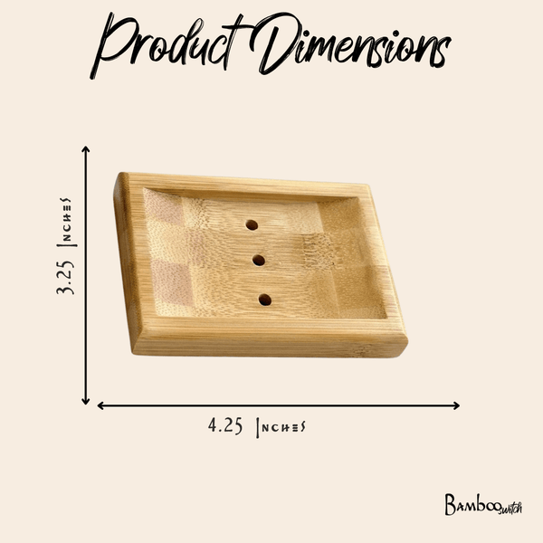 Bamboo Soap Dish Lift | Draining