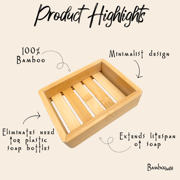 Bamboo Soap Lift | Deep Shelf