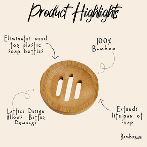 Bamboo Soap Lift | Round