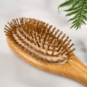 Bamboo Rounded Hair Brush | Comfort Handle