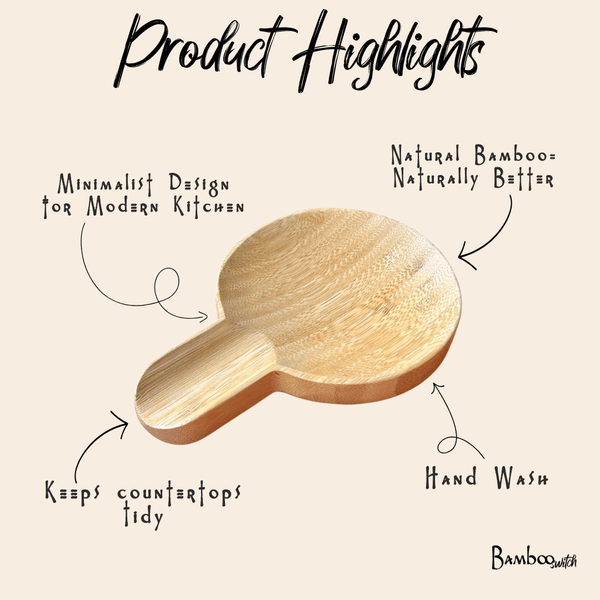 Bamboo Spatula Rest