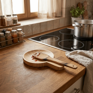 Bamboo Spatula Rest