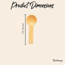 Bamboo Spoon | Circle Scoop