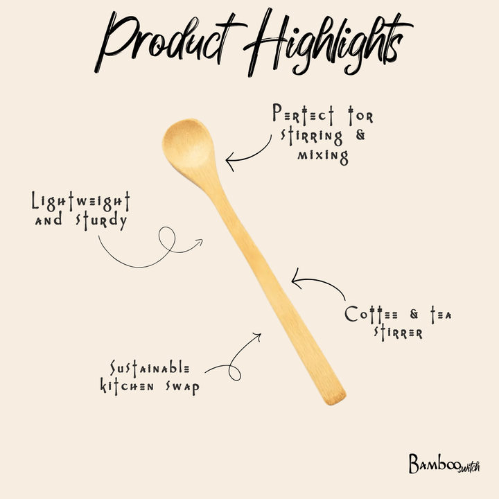 Bamboo Spoon | Large Stir Spoon