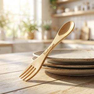 Bamboo Spork Utensil