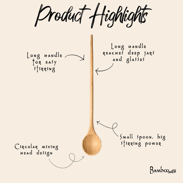 Bamboo Stir Spoon - Large