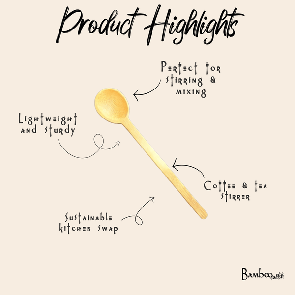 Bamboo Stir Spoon - Mini