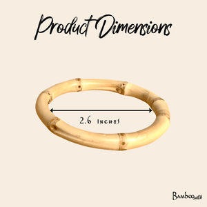 Natural Bamboo Bangle Bracelet