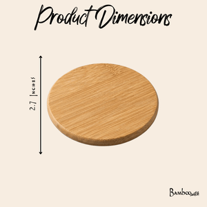 Bamboo Tea Coaster & Holder | 8pc