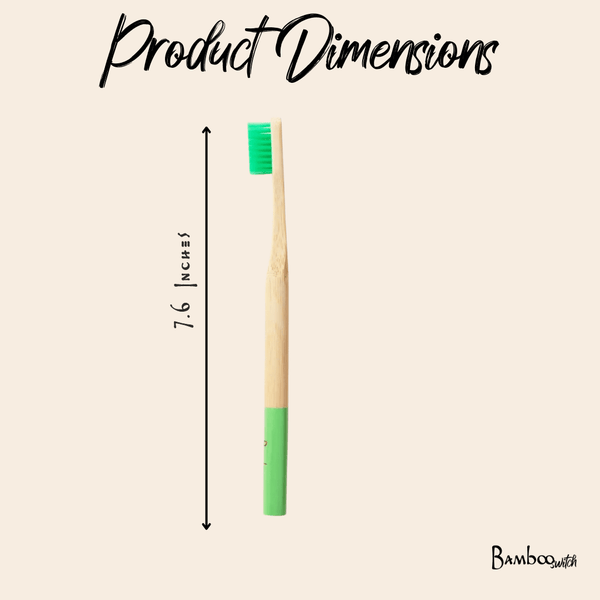 Bamboo Toothbrush | Round Handle