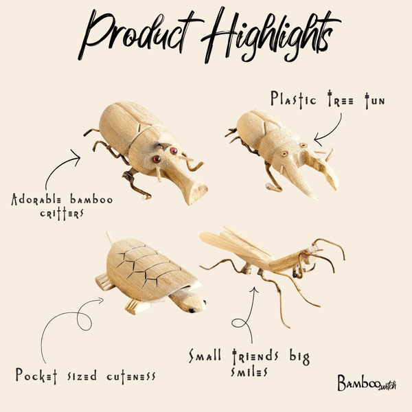 Bamboo Kids Toy | Praying Mantis