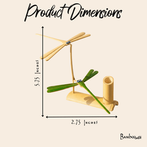 Bamboo Kids Toy | Self Balancing Dragonfly