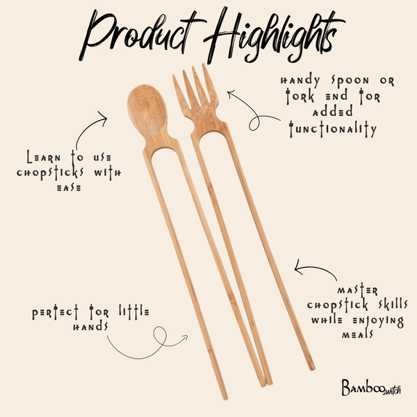 Bamboo Training Chopsticks