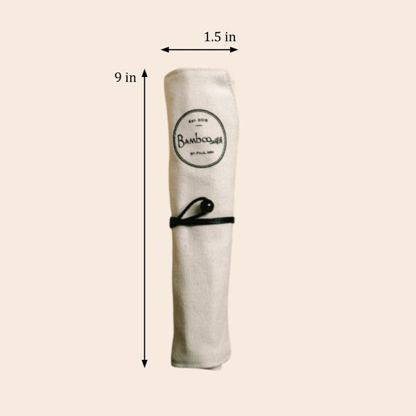 Bamboo Travel Cutlery | Beige