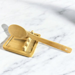 Bamboo Utensil Rest | With Sections