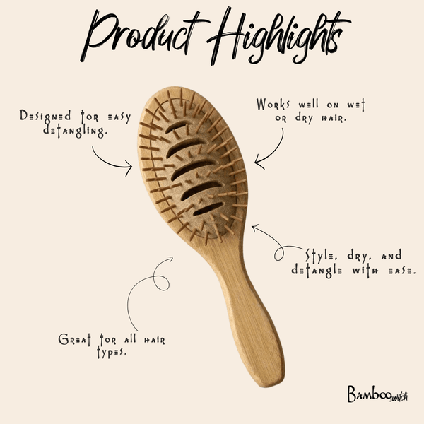Bamboo Hairbrush | Vented