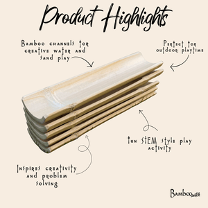 Bamboo Water Channel | Kids Outdoor Toy