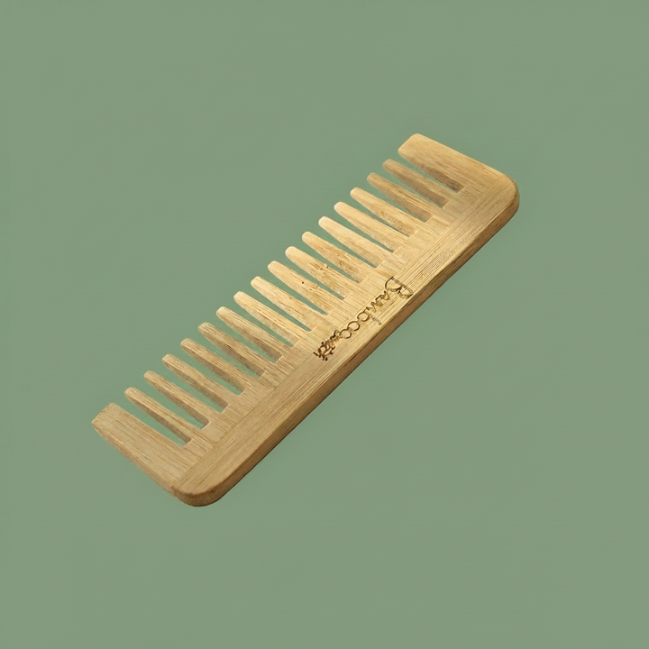 Bamboo Wide Tooth Comb | Compact