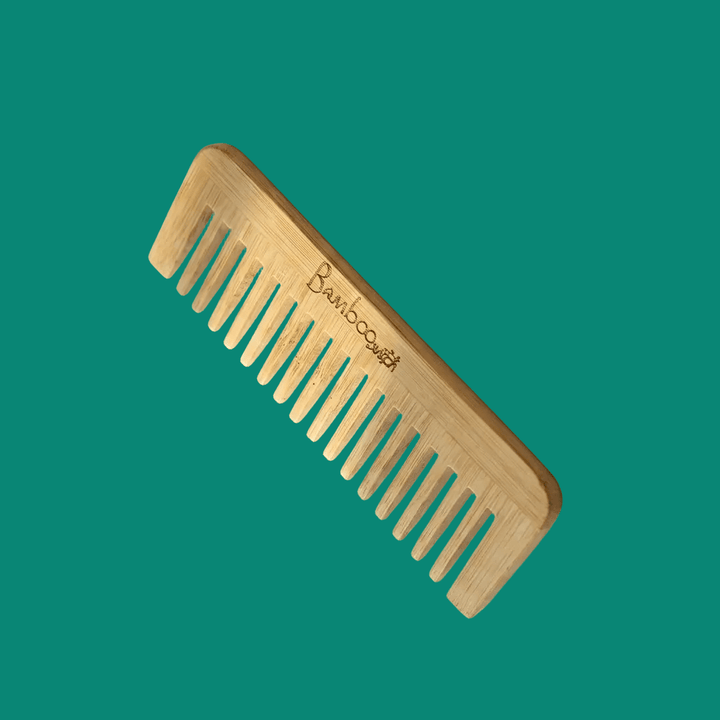 Bamboo Wide Tooth Comb | Flat Tips