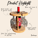 Bamboo Wine Serving Holder