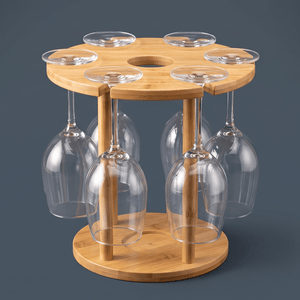 Bamboo Wine Serving Holder