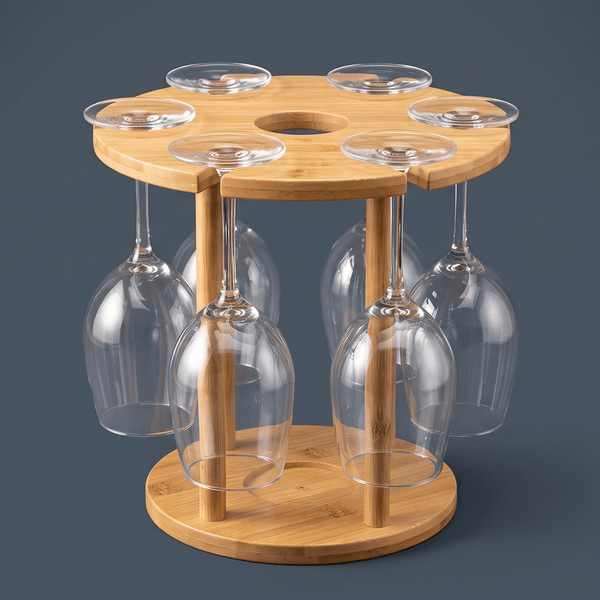 Bamboo Wine Serving Holder