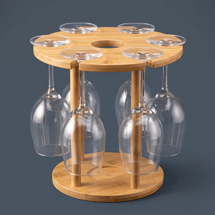 Bamboo Wine Serving Holder